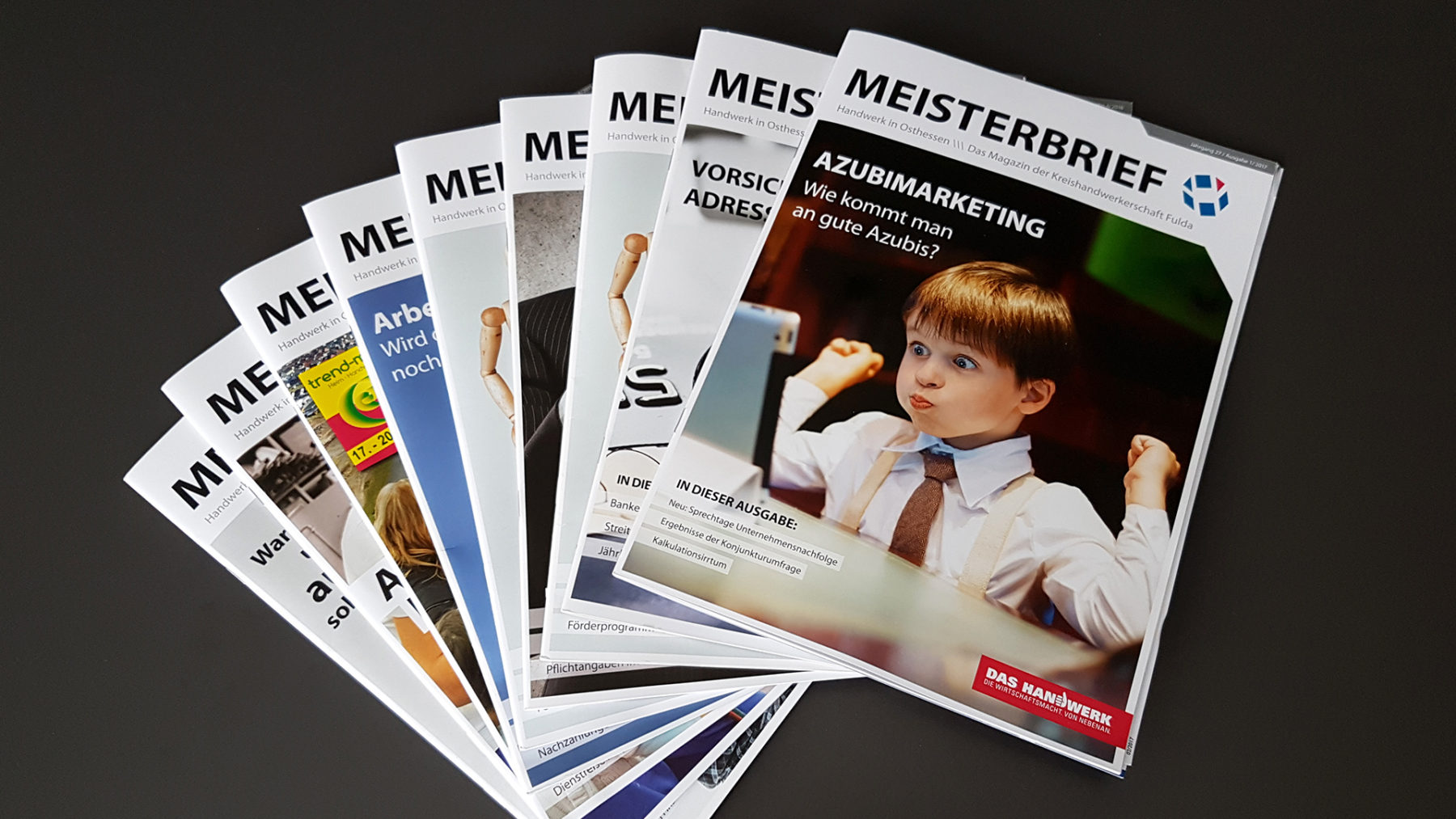 Die Mitgliederzeitschrift ist ein wichtiges Informations- und Servicemedium vieler Kreishandwerkerschaften.